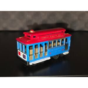 Collectible SNCO Powel & Hyde Sts San Francisco Cable Car 3.5” Train Toy